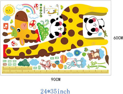 Sk9044 Cartoon Giraffe Wall Sticker