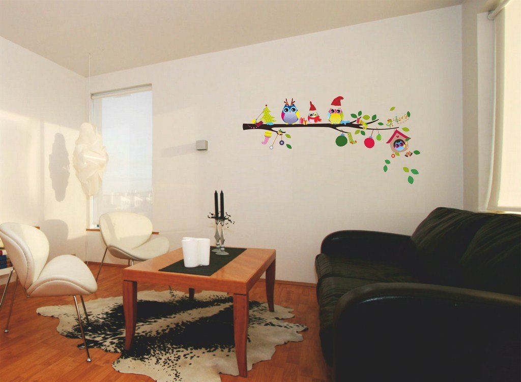 Owls on the tree wall stickers ZY1012
