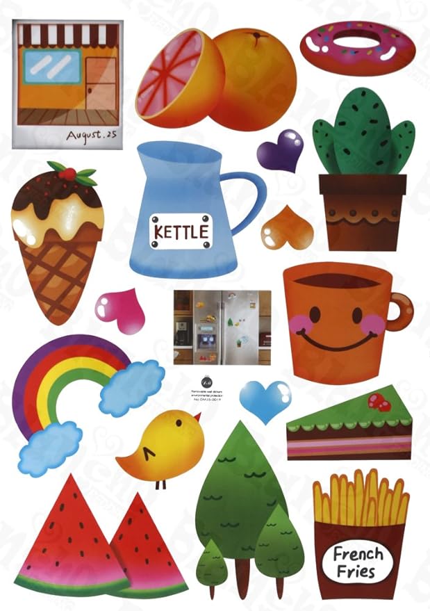 DM350019 wall stickersGo Picnic! - Hemu Wall Decals Stickers Appliques Home Decor