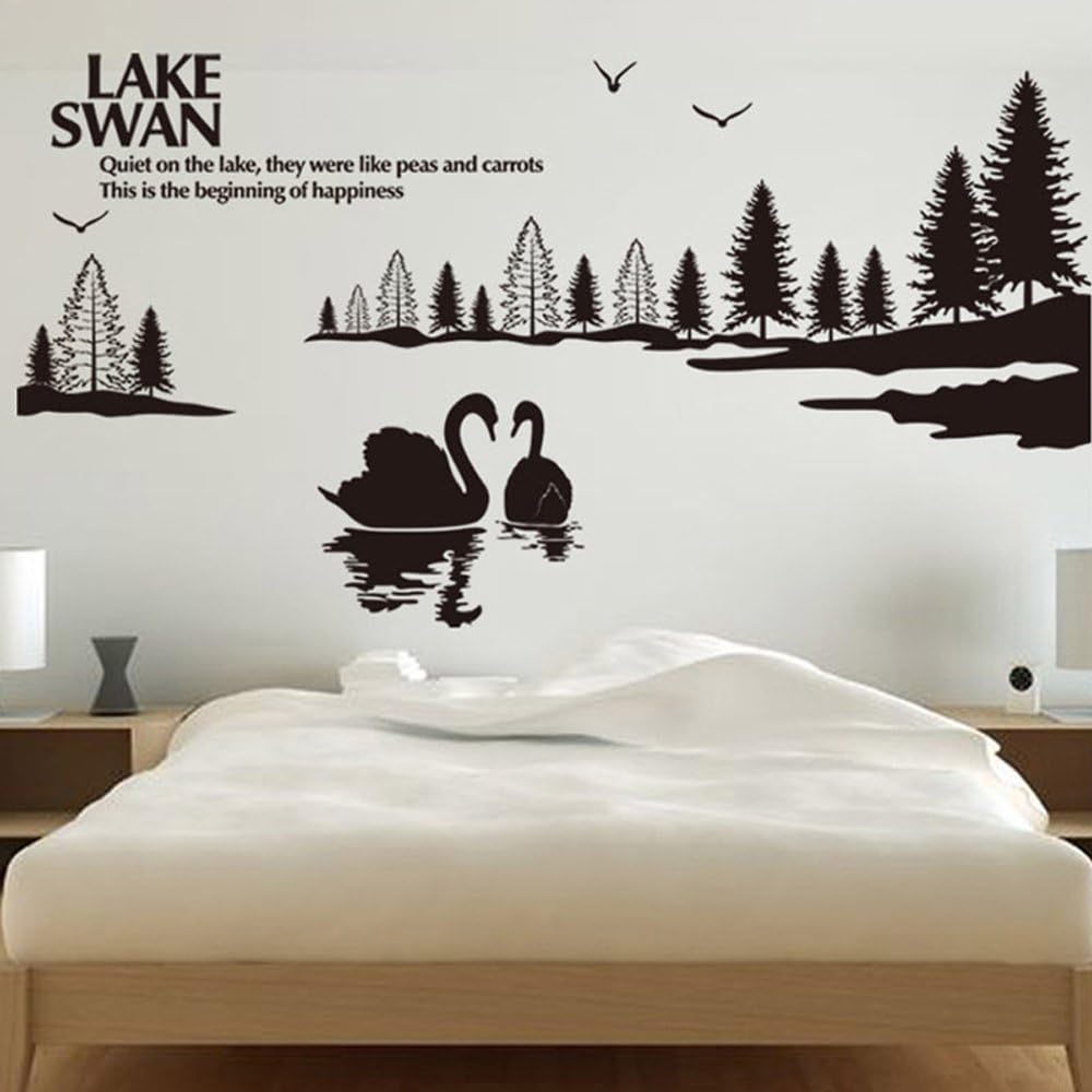 Flowers Butterflies Trees Wall Stickers Cartoon Animals Removable Wall Decals Home Decor PVC Art Mural Baby Boys Girls Kids Bedroom Kitchen Room Decoration Wall Sticker  size 60x90  dlx0373c
