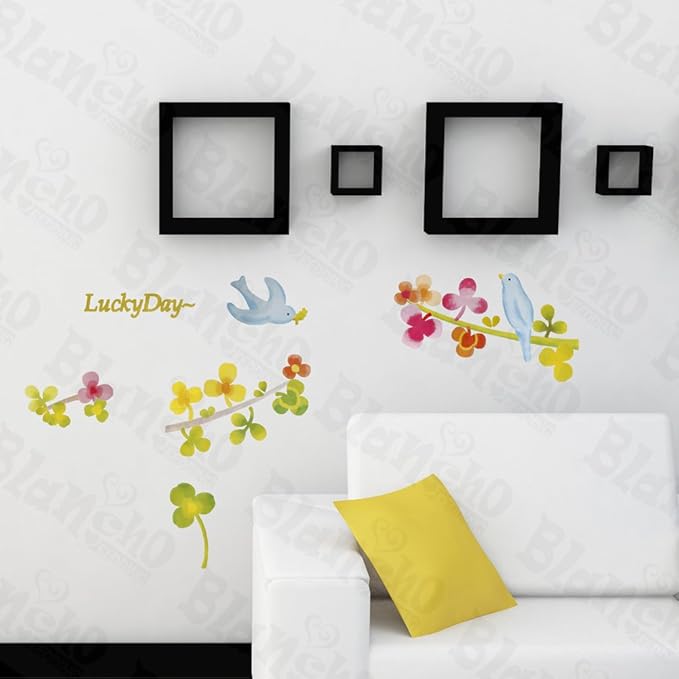 [Lucky Birds] Decorative Wall Stickers Appliques Decals Wall Decor Home Decor