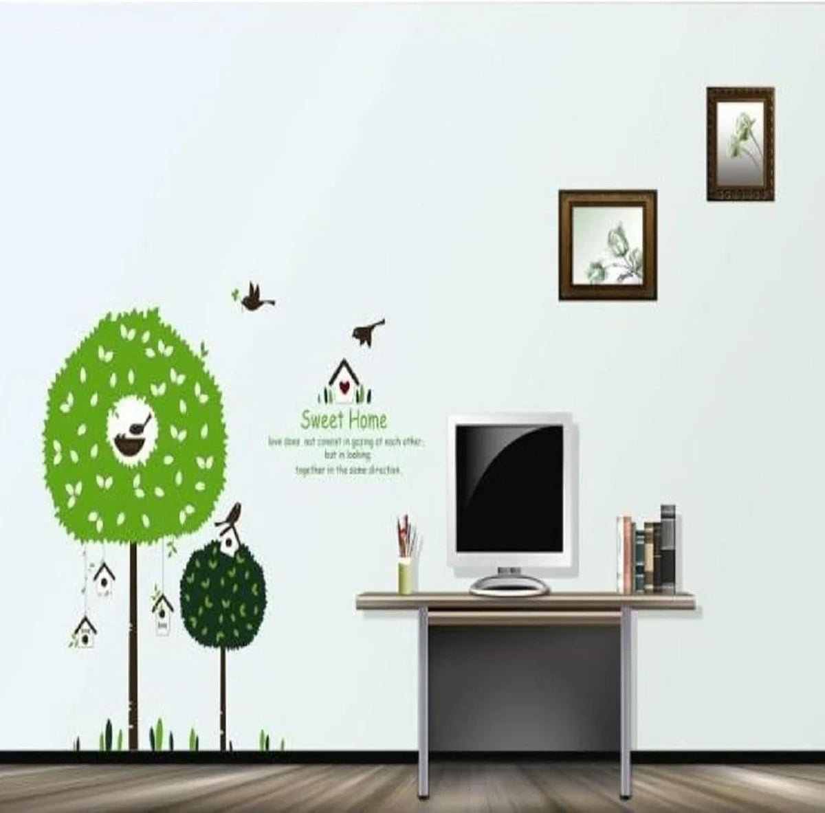 Kids Green Tree Cartoon Children's Room Decor Vinyl Wall Stickers size 50x70 dm570039