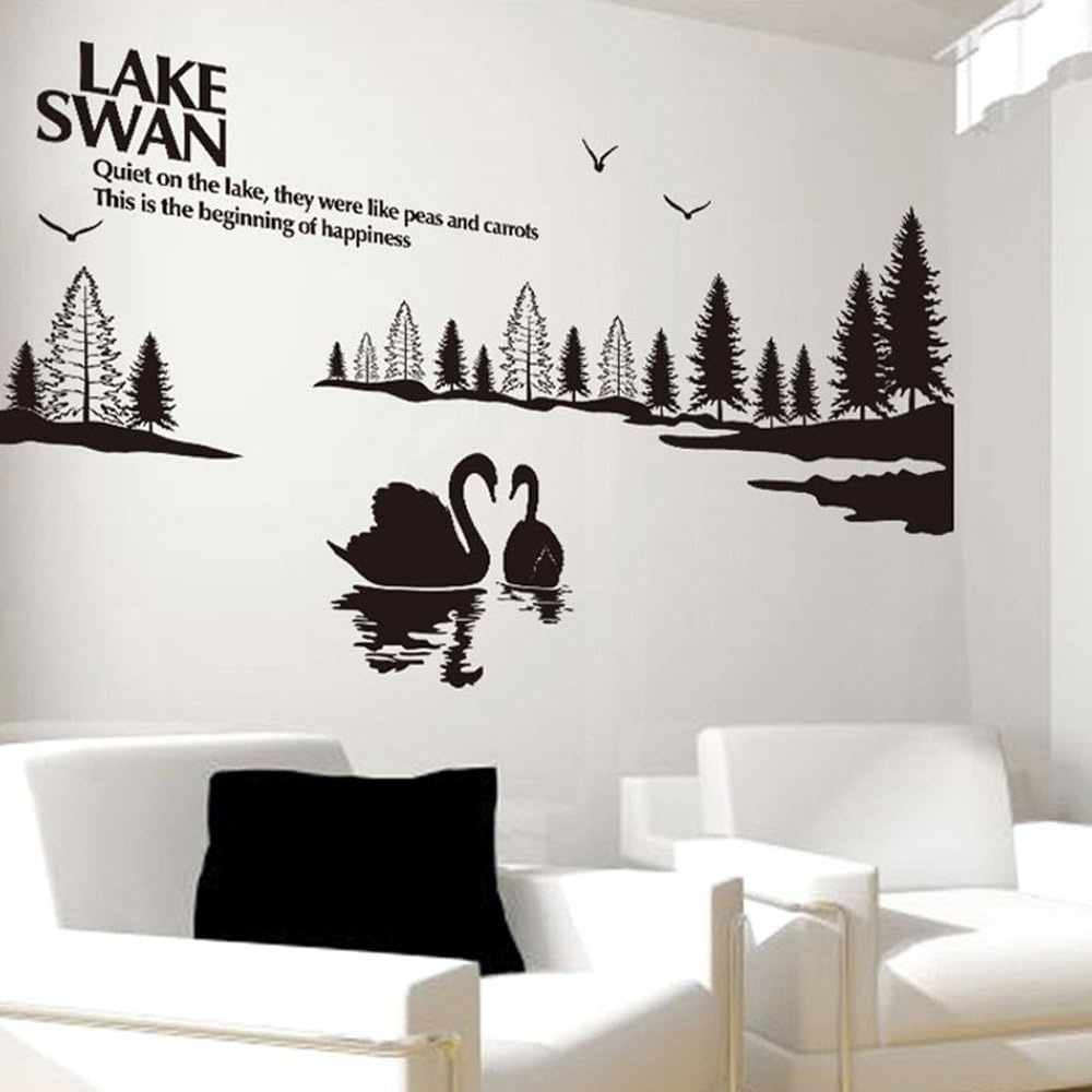 Flowers Butterflies Trees Wall Stickers Cartoon Animals Removable Wall Decals Home Decor PVC Art Mural Baby Boys Girls Kids Bedroom Kitchen Room Decoration Wall Sticker  size 60x90  dlx0373c