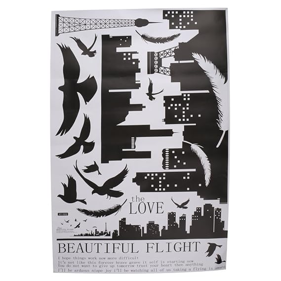 Pinakine® DIY Living Room Bedroom The Eiffel Tower Removable Wall Art Stickers Decor|55012132PNKL