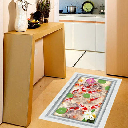 MJ8031A Fish Pond Wallsticker wall sticker stiker dinding