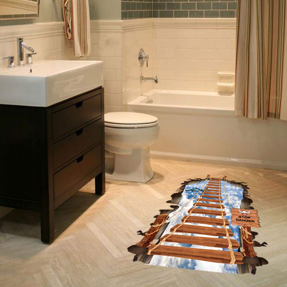NEE Decoration Supplies, Three Dimensional Wall Paper PVC for Bathroom for Bedroom for Study for Living Room