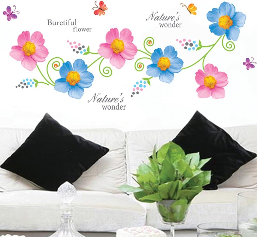 Peninsula Liangpin DIY seamless wall sticker-Huaerchuanchuan AY7208 50x70cm