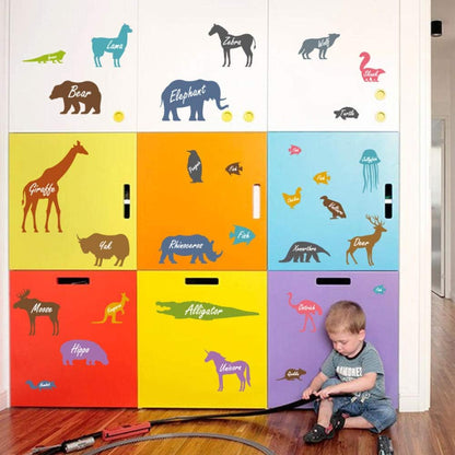 Sk7072 Wall Sticker for Children Nursery Home Decor Decals Nursery Wallpaper Animals