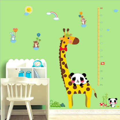 Sk9044 Cartoon Giraffe Wall Sticker