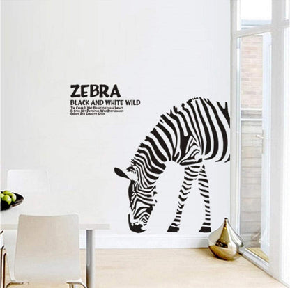 Zebra Wall Stickers DLX6017/LC6017a