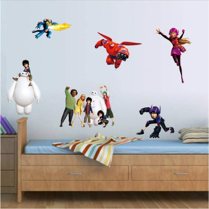 One Big Hero 6 Wall Sticker Cartoon Character Removable
