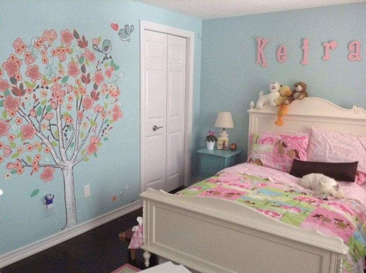 My Wonderful Walls Spring Love Tree Wall Mural Sticker Kit – Peel & Stick and Removable