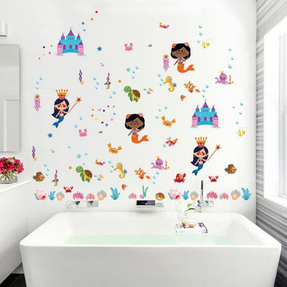 Cortina Furry Fish Self Adhesive Wall Sticker (Extra Large)