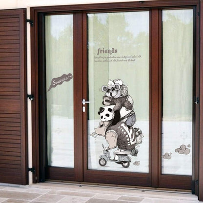Cartoon Forest Animals Wall Stickers For Kids Rooms  Childrens Playroom Decoration