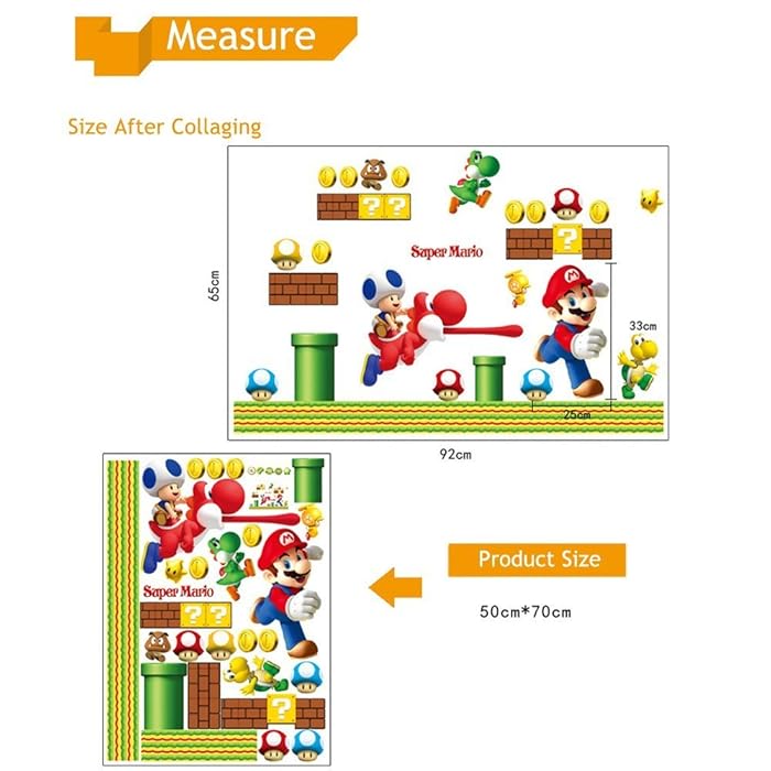 Ay7062  Wall Stickers Kids Nursery Boys Bedroom Decor Removable Vinyl
