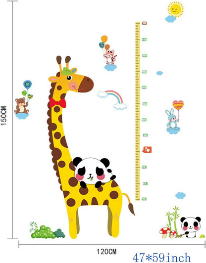 Sk9044 Cartoon Giraffe Wall Sticker