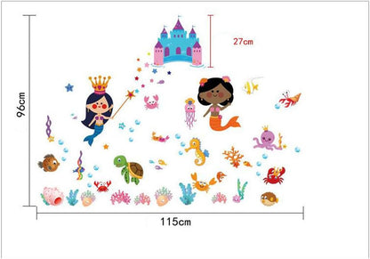 Cortina Furry Fish Self Adhesive Wall Sticker (Extra Large)