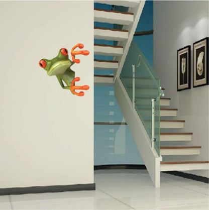 1Pcs Toilet Lid Covers Sticker Green Frog Funny Bathroom Toilet Seats Decorative Decal Car Toilet Seat Sticker Toilet Seat Clear 17cm x 18cm