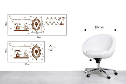 wall sticker with photo frames / Interior wall sticker with photo frames AY6033