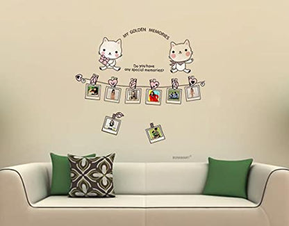 JM7103 Photo Frame Wall Stickers Home Decor Cute Decals Quotes Kids DIY Adesivo de Parede Removable Mixable