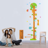 Wall Stickers Animals Trees Lions Birds Height Measuring Ay762