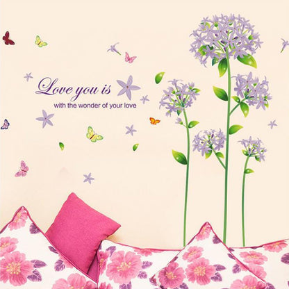 Blue Snowflake Wall Sticker Xh9259