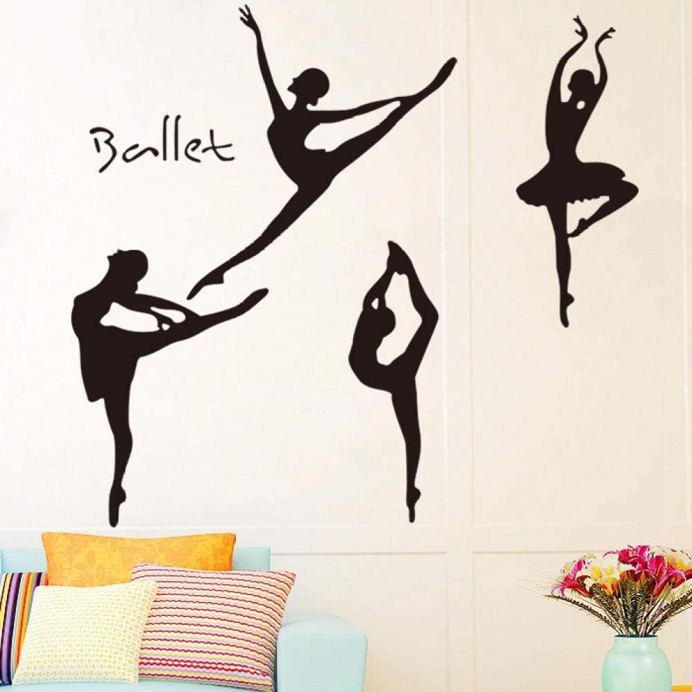 Wall Sticker Ballet Steps Living Room Bedroom Music Classroom Dance Training Decoration