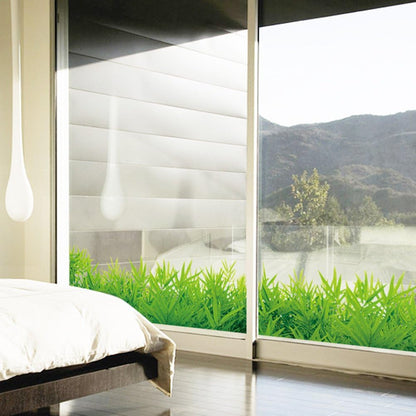 Fresh Green Grass Corner Skirting Board Removable Wall Sticker Sk7016