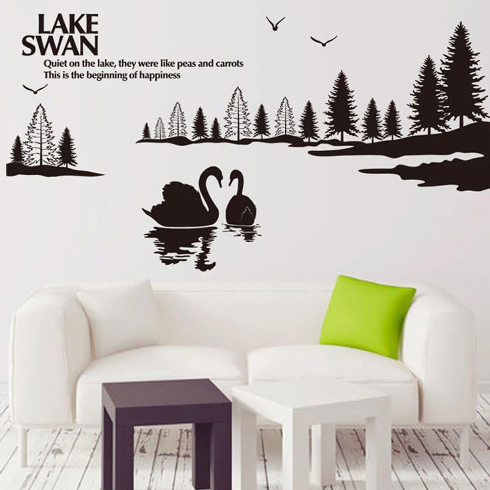 Flowers Butterflies Trees Wall Stickers Cartoon Animals Removable Wall Decals Home Decor PVC Art Mural Baby Boys Girls Kids Bedroom Kitchen Room Decoration Wall Sticker  size 60x90  dlx0373c