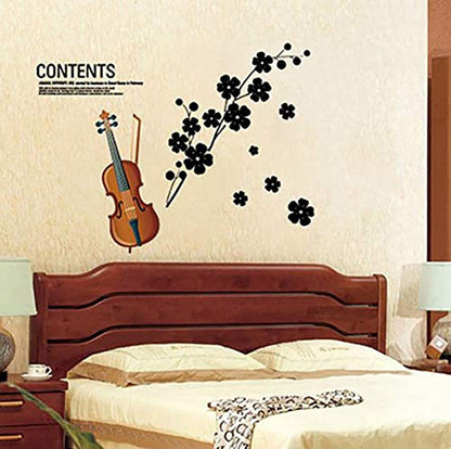 Ay934 TBOP Home Music Violin Wall Sticker
