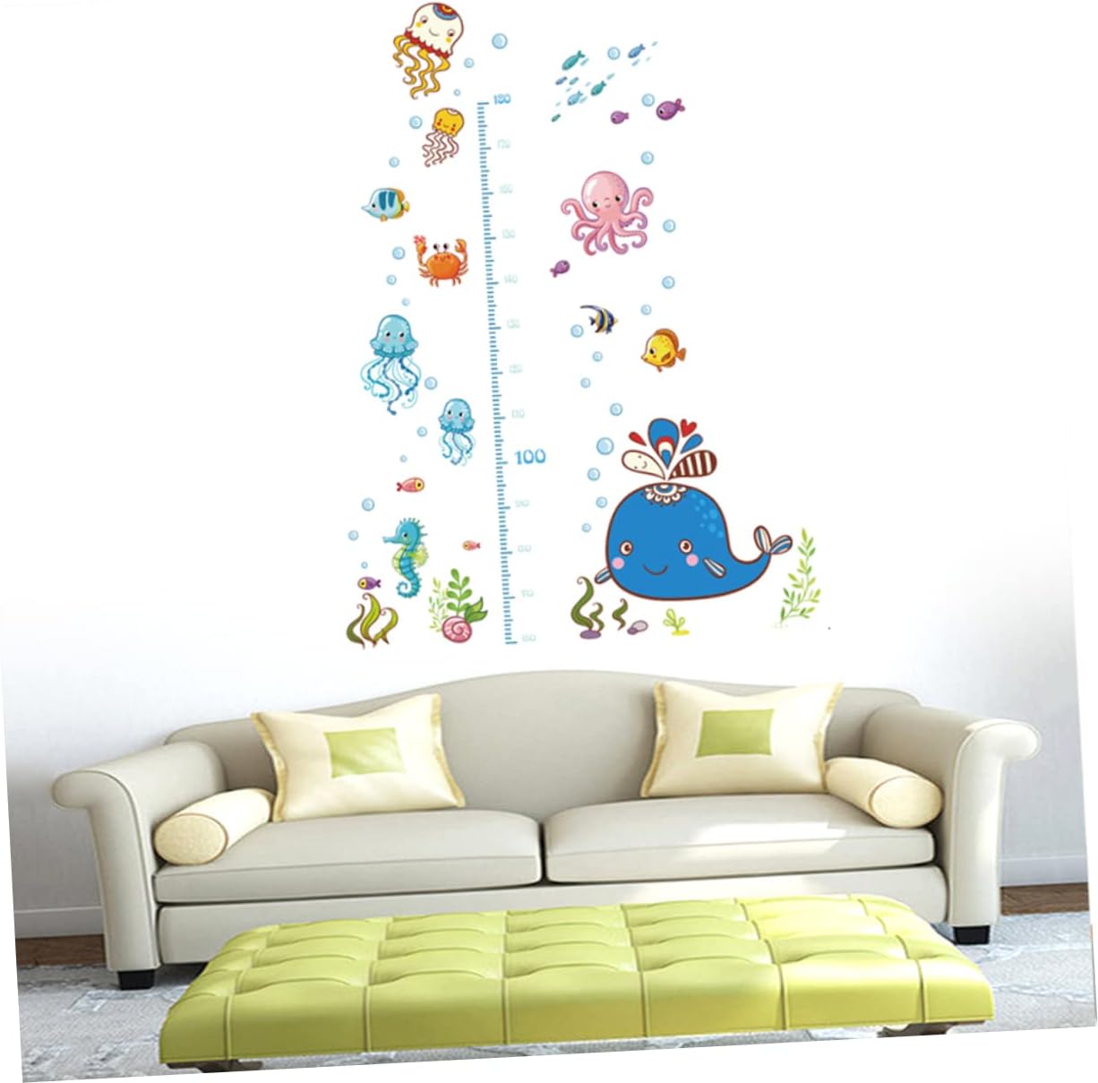 HM92014 Toddmomy Art Sticker Baby Percentile Chart Growth Chart Wall Decal Wall Sticker