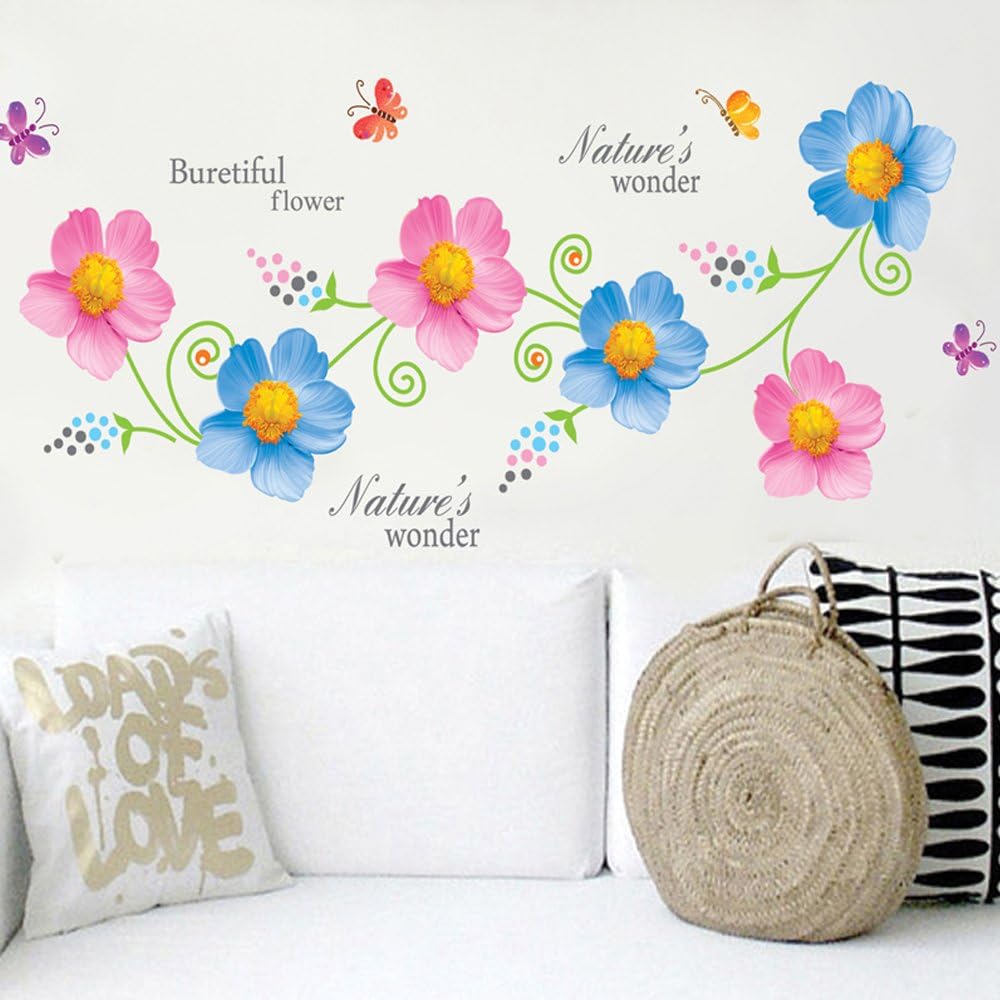 Peninsula Liangpin DIY seamless wall sticker-Huaerchuanchuan AY7208 50x70cm