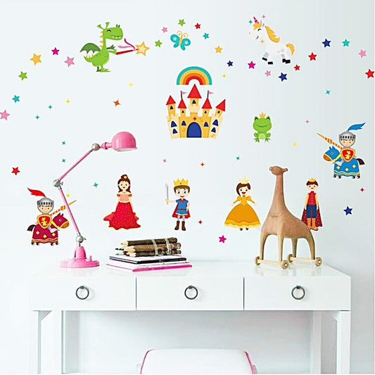 Cartoon Castle Kids Wall Sticker SK9138