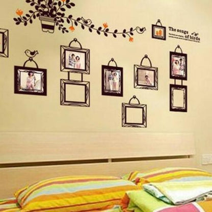 Birds Photo Frame Wall Sticker - AY9224