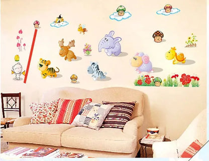 Fairs wall stickers, children's room, creative cartoon height sticker, self-adhesive wallpaper sticker,