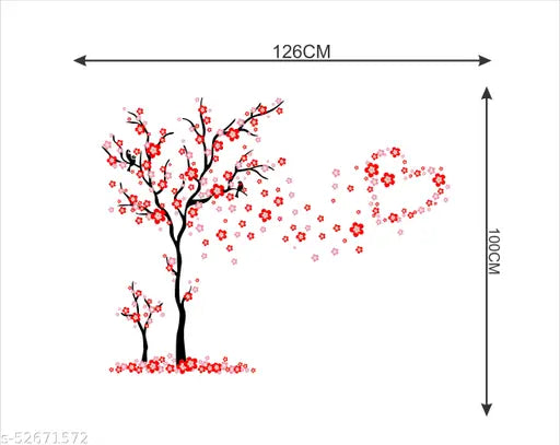 Beautiful Decorative Multicolor Wall Sticker Xh9256