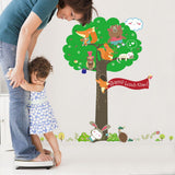 Sk9055 Squirrel Tree Wall Sticker