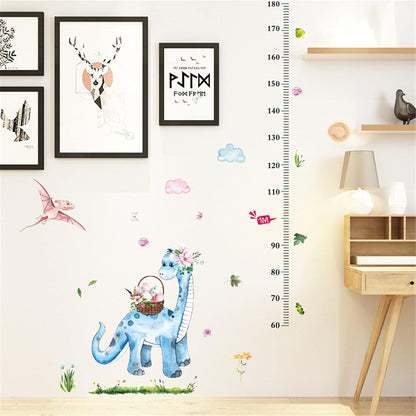 Sk7218 Ellis Kas Shooting Basketball Growth Chart for Kids,Height Chart Ruler Decor for Baby Nursery,Animals Cartoon Wall Stickers Perfect for Kids Nursery Bedroom Living Room