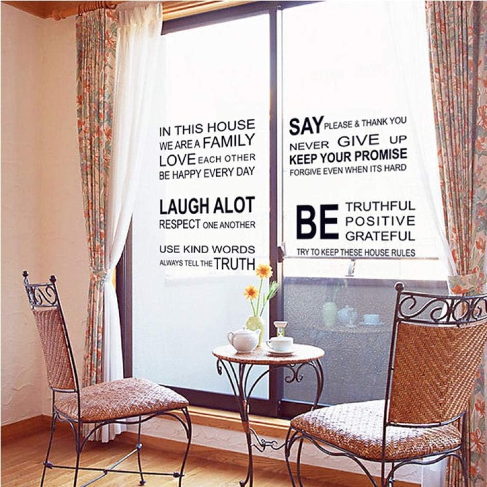 Olivialulu Vinyl Wall Sticker Removable Wall Sticker English Alphabet Sticker Painting Bedroom Sofa Background Df5207