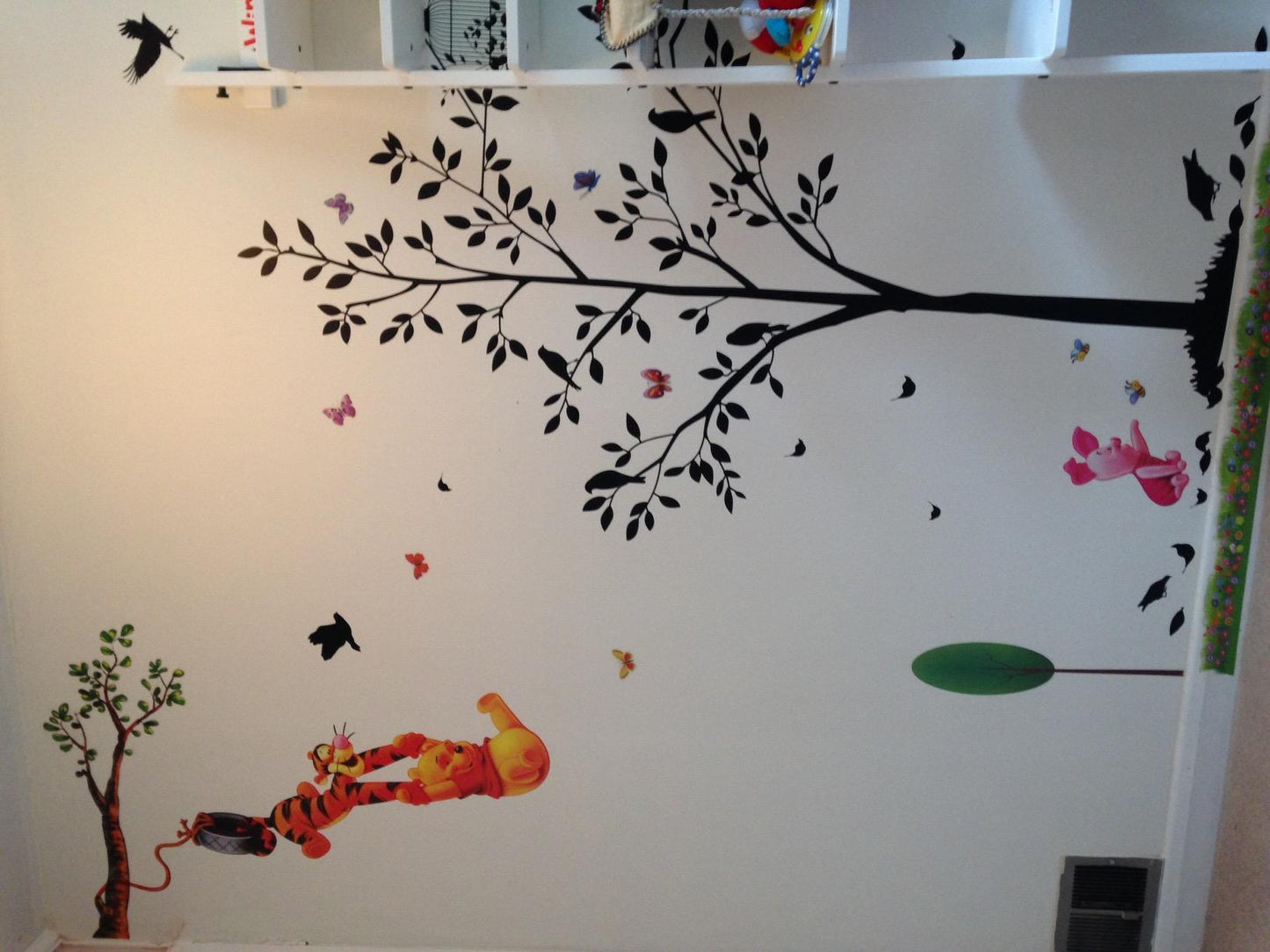 Removable Xtra Large WINNIE THE POOH Wall Stickers Nursery Girls Boys Kids Room