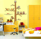 JAAMSO ROYALS Owl and Tree Natural Home Decoration Self Adhesive Wall Sticker size 60x90 ay9192