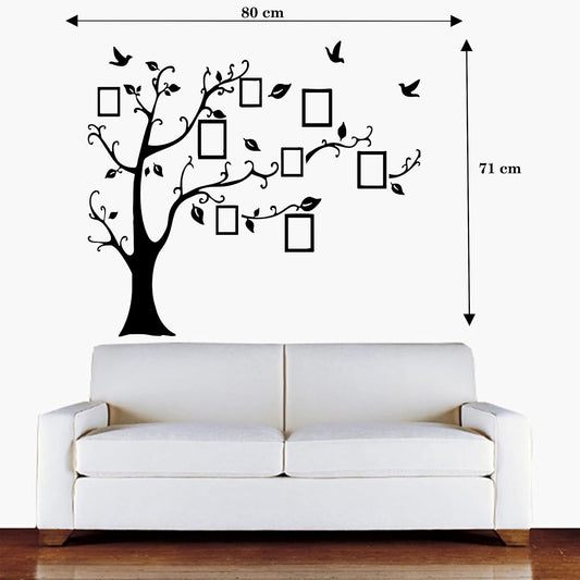 WJNY Picture Frame Set,Frame Black Tree Wall Stickers, 7-Pack Picture Frame Collage Picture Frame Wall Gallery Kit For Wall And Home, 6 Colors (Color : Style C)
