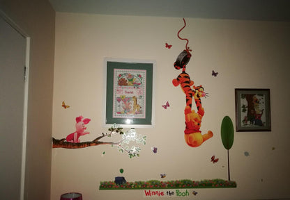 Removable Xtra Large WINNIE THE POOH Wall Stickers Nursery Girls Boys Kids Room