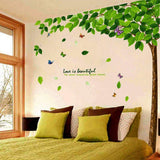 Adeeing Wall Stickers for Living Room, Removable Wall Sticker Tree Art DIY Wall Sticker Xy1038-1