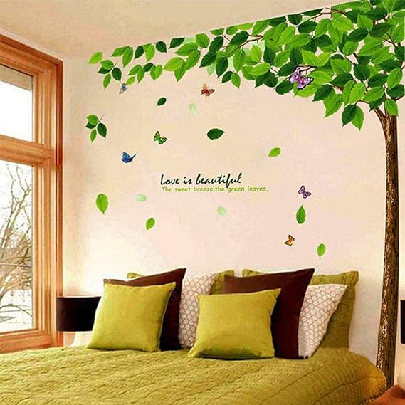 Wall Stickers for Living Room, Removable Wall Sticker Tree Art Wall Sticker Decal Mural for Room Home Wall Decoration