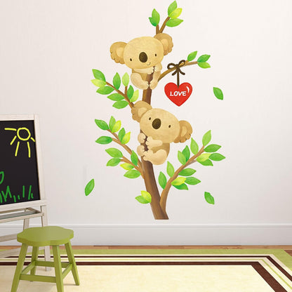 Click to open expanded view      Kei Lala Wall Sticker Tree [Koala Climbing Trees] Stylish Wallpaper Sticker Wall Sticker Removable DIY Wallpaper Sticker