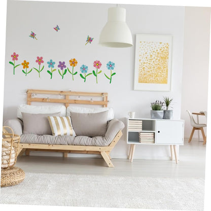 Ay7240 Butterfly Flower Wall Stickers Kids Room Wall Decor Wall Decals Nursery Wall Decor Wall Decals