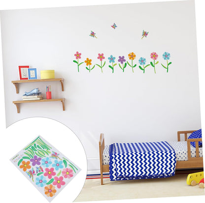 Ay7240 Butterfly Flower Wall Stickers Kids Room Wall Decor Wall Decals Nursery Wall Decor Wall Decals