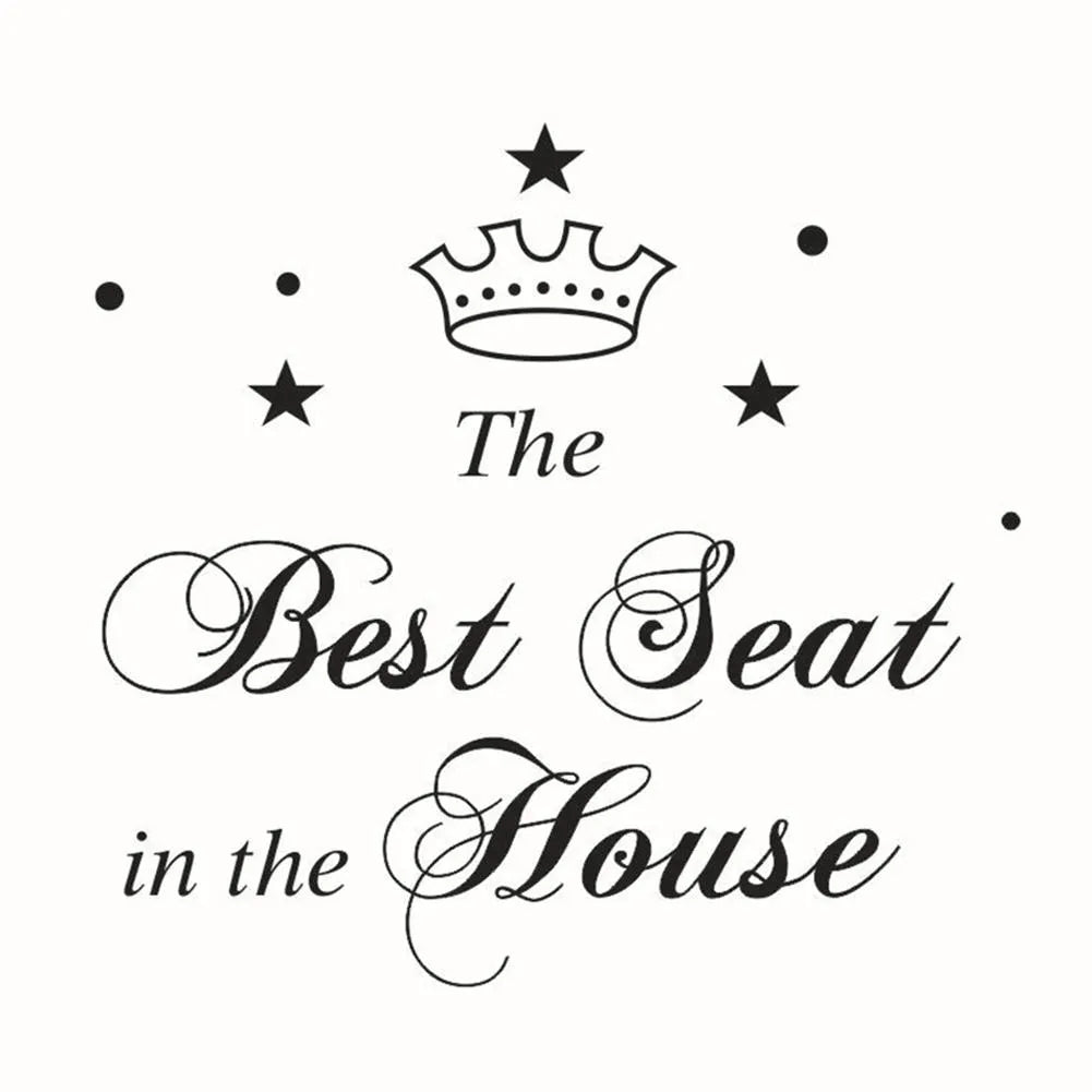 DOTUIARG Toilet Stickers Bathroom Home Decoration Vinyl Decals Waterproof Wall Sticker dz020  size  28x20cm