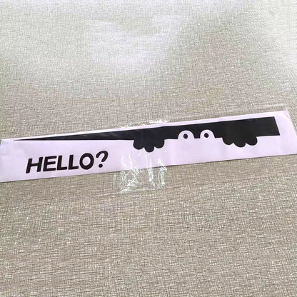 Personality Creative Funny Toilet Wall Sticker DIY Home Wall Decals Room Interior Creative Wallpaper Decor PVC Removable Sticker NChello1 Size:45x12cm